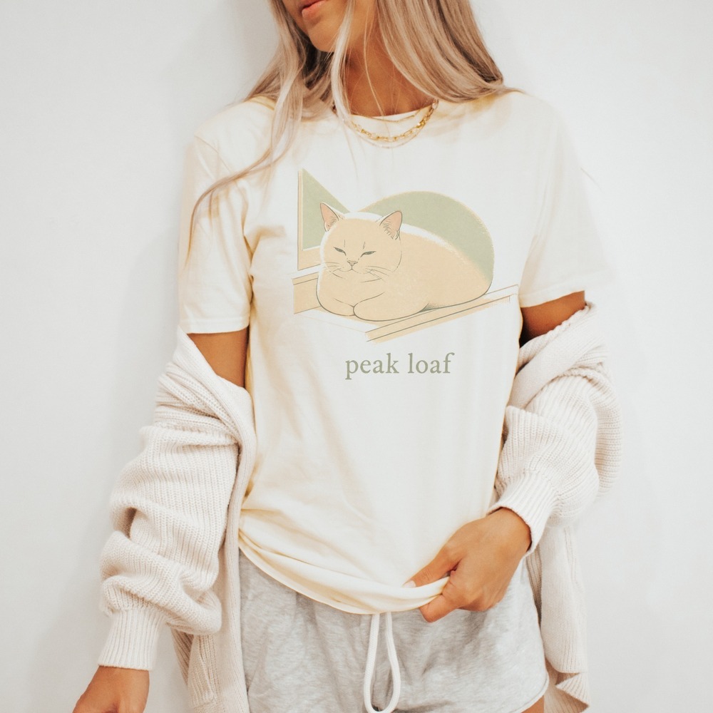 Peak Loaf Cat Sitting on the Sill Tee